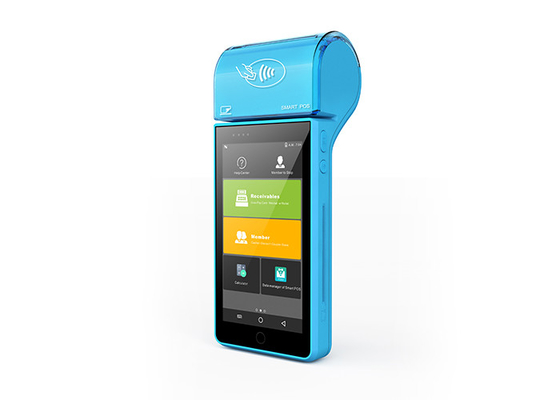 Android Portable Mobile Handheld POS Terminal With Magnetic Stripe Reader EMV PCI